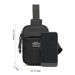 Asija Borstzak voor heren, sling bag, borstzak, kleine crossbody tas, heren, kleine schouderrugzak, waterdicht, crossbody pack, schoudertas voor wandelen, outdoor, reizen