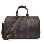 Retro herenhandtas, grote capaciteit, reistas, bagagetas, schoudertas, diagonale tas, herentas (C 22 x 45 x 27 cm)