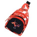 Dinosaurus Patroon Sling Bag Mini Schoudertas Crossbody Sling Borsttas voor Kids Jongens Reizen Dagelijks Gebruik