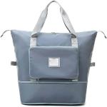 CHDWEY Umhängetaschen für Herren Große Kapazität Falten Reisetaschen wasserdichte Tote Handtasche Reisen Duffle Bags Multifunktionale Frauen Reisetaschen Dropshipping(Blue)