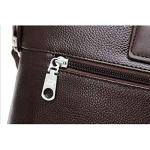 CHDWEY Umhängetaschen für Herren Männer Beutel-Qualitäts-Classic Leder Mann-Aktenkoffer der Männer Geschäfts Handtaschen-Kurier-Beutel-Computer-Laptop-Tasche(1)