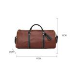 CHDWEY Umhängetaschen für Herren HANDHÄUSE GROßFÄNGLICHE AKTUELLE-AUSGABE-DUFFEL-BAG, CRACED HORDE Ledersport- und Freizeit-Reisetasche, Fitness-Tasche Reisetasche, Härten-St