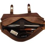 Vintage echt leren schoudertas heren leer messenger bags heren schoudertas heren vrijetijdstas sling tote handtas (A eenheidsmaat)