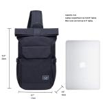 KAUKKO Canvas Tactical Vintage Borsttas Tactical Schoudertas