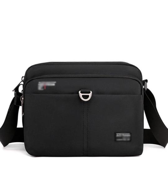 CHDWEY Umhängetaschen für Herren Männer Umhängetasche Mann Crossbody Bag Hohe Qualität Messenger Bag Business Oxford Männliche Geldbörse Reise Handtaschen(Black)