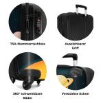 NoBoringSuitcases.com Kinderkoffer, handbagage, harde koffer met TSA-slot, jongens en meisjes, trolley, reiskoffer, draagtas, rolkoffer, klein of middelgroot, 23 planeten, kinderba