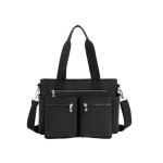 Einfache Tragetasche Mit Großem Fassungsvermögen For Damen, Einfarbig, Großer Rucksack Mit Mehreren Fächern, Strapazierfähig, Leicht, Vielseitige Schultertasche Mit Mehreren T