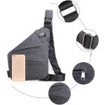 Gipfelfreund Anti-diefstal tas, Gipfelfreund Anti-diefstal schoudertas, borsttas, voor dames en heren