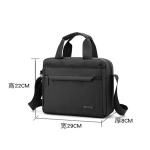 CHDWEY Umhängetaschen für Herren Männer Umhängetasche Aktentasche Crossbody Bag Hohe Qualität Mann Laptop Messenger Bag Nylon Lässige Männliche Geldbörse Handtaschen(Grijs)