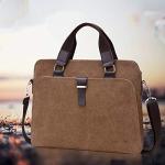 CHDWEY Umhängetaschen für Herren Einfache Aktentasche Tasche Herrenmode-Leinwand-Schulter-Messenger Bag