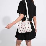 TIAASTAP Cord Tote Bag, esthetische kleine handtas voor dames, schoudertas, corduroy hobo bag met ritssluiting, schooltas, esthetische schoudertas, handtassen met veel vakken, voor