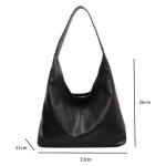 CXINLky Schoudertas voor dames, PU-leer, kleine draagtas, schoudertas, zachte hobo handtassen, effen tas, handtas, schoudertas voor vrouwen