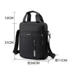 CHDWEY Umhängetaschen für Herren Casual Männer Umhängetaschen Tägliche Reise Crossbody Tasche Männliche Tote Messenger Bags Nylon Retro Mann Business Handtaschen(Grijs)