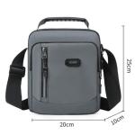 CHDWEY Umhängetaschen für Herren Umhängetasche männliche Mode Männer Tasche Freizeit Crossbody Bag Geschäft Vielseitige Handtasche Teenager Reisen Messenger Bag(Grijs)