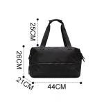 CHDWEY Umhängetaschen für Herren Sport Gym Fitness Trockene nasse Trennung Yoga Bag Reise Handtaschen for Schuhe Frauen Die Schulter SAC de Sport Gepäck Duffle(Green)
