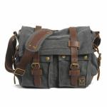 heren canvas schoudertas 35cm (L) * 30cm (H) X 12cm (B)