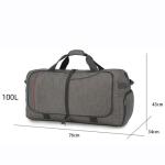 CHDWEY Umhängetaschen für Herren Handtaschen, Handtaschen der Männer, Umhängetaschen, Reisetaschen, Aufbewahrungstaschen, große Kapazität Tote, Reisen, Fitness(Grijs)