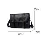 CHDWEY Umhängetaschen für Herren Mann Leder Umhängetaschen Reisetasche Männer Aktentasche Luxus Messenger Bag Männliche Laptop Business Crossbody Männer Tasche