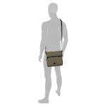 Unisex Terra schoudertas, kaki, Kaki
