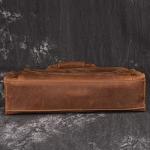 CHDWEY Umhängetaschen für Herren Retro-Mode erste Schicht aus Leder Laptop Umhängetasche diagonal Tasche handgemachte Leder Aktentasche