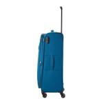 Travelite Set met 4 wielen, zachte schaal, maten L/M/S, serie Chios trolley, petrol, Zachte trolley met 4 wielen