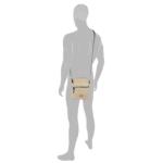 Unisex Terra schoudertas, beige, beige