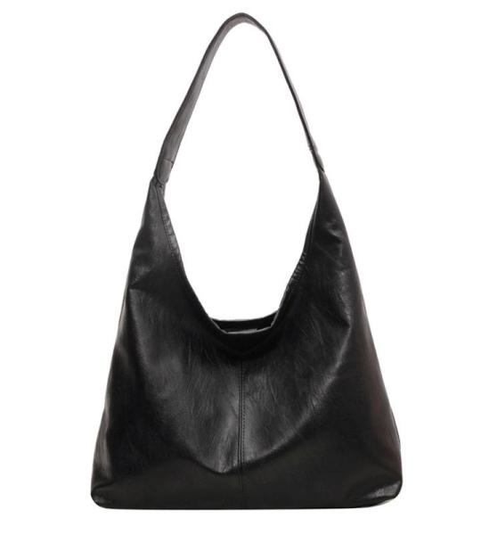 CXINLky Schoudertas voor dames, PU-leer, kleine draagtas, schoudertas, zachte hobo handtassen, effen tas, handtas, schoudertas voor vrouwen