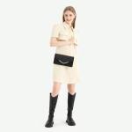 Lh1756 Gy Bagage-Messenger Bag, Grijs-kant, Small