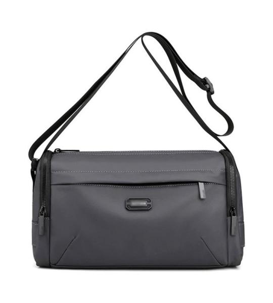 CHDWEY Umhängetaschen für Herren Männer Umhängetasche Crossbody Tasche wasserdichte Nylon Kurzurlaub Mann Messenger Bag Hohe Qualität Männliche Geldbörsen Handtaschen(Grijs)
