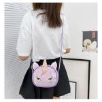 Eenhoorn Crossbody Tas Eenhoorn Pailletten Crossbody Portemonnee Kleine Meisjes Schoudertas, Paars