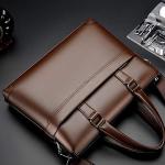 CHDWEY Umhängetaschen für Herren Business-Computer-Tasche des Ledermänners Handtasche Handtasche Aktentasche