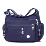 Nylon schoudertas, Multi Pocket Grotere Capaciteit Handtas, Casual Crossbody Handtas voor Vrouwen, Waterdichte Nylon Schouder Handtassen, Messenger Bag, Anti-Diefstal Tote Bag, mar