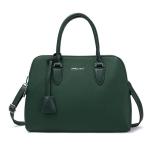 - Bugatti dameshandtas - top handvat imitatielederen tas - schouder- of crossbody draagtas met meerdere compartimenten en zakken - dames shopper elegante boodschappentas, Groen
