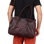 Herenmode retro herenhandtas schoudertas herentas reistas bagagetas (A 28 x 42 x 15 cm)