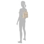 Elis Shopper voor dames, schoudertas, ritssluiting, middelgroot, wit, wit, Medium, Essential