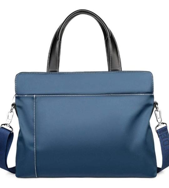 CHDWEY Umhängetaschen für Herren Oxford Cloth Aktentasche, Herren großen Kapazitäts-14-Zoll-Laptop-Geschäfts-Beutel, einfache Schultertasche, Trendige Umhängetasche mit verst