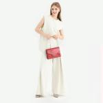 Vrouwen Clutch Bag Glitter Avondtas Met Ketting Riem Speciale Envelop Clutch Schoudertas voor Bruiloft Bruids Feest Sparkle Elegante Dames, Bordeaux