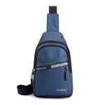 CHDWEY Umhängetaschen für Herren Männer Tasche Geschäft Brusttasche Reise Umhängetasche Messenger Bag Nylon wasserdichte Männer Crossbody Tasche Reise Rucksäcke(Blue)
