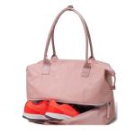 CHDWEY Umhängetaschen für Herren Sport Gym Fitness Trockene nasse Trennung Yoga Bag Reise Handtaschen for Schuhe Frauen Die Schulter SAC de Sport Gepäck Duffle(Black)