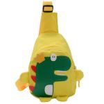 Kleiner Rucksack Damen Kinderrucksack Mädchen Kinderrucksack Wanderrucksack Kinder Mädchen Jungen Kindermode Cartoon Dinosaurier Brusttasche Nylon verstellbare leichte Umhängeta
