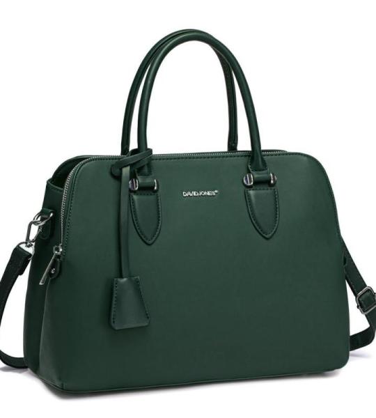 - Bugatti dameshandtas - top handvat imitatielederen tas - schouder- of crossbody draagtas met meerdere compartimenten en zakken - dames shopper elegante boodschappentas, Groen
