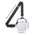 DONGKER Sling Chest Crossbody Bag, waterdichte lichte borstzak, sling schouderrugzak voor heren en dames