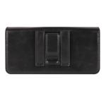 Riemtas voor mobiele telefoon, leer, heuptas voor smartphone, heren, kleine heuptas met clip leer, tas, heuptas, wandelen, portemonnee, kaarthouder, werktas