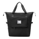 CHDWEY Umhängetaschen für Herren Große Kapazität Falten Reisetaschen wasserdichte Tote Handtasche Reisen Duffle Bags Multifunktionale Frauen Reisetaschen Dropshipping(Black)