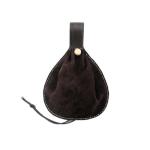 Cachorro Mittelalterliche Renaissance Münztasche, Steampunk Viking Cosplay Kostüm Sport Zubehör Für Männer Frauen, Outdoor Retro Leder Kordelzug Geld Geldbörse,Braun