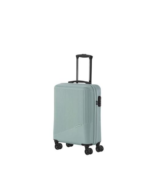 Travelite Koffer met 4 wielen, 3-delig, maten L/M/S, bagage serie Bali: ABS hardshell trolleys, munt, Harde handbagage trolley met 4 wielen