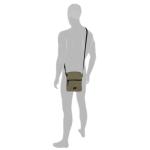 Unisex Terra schoudertas, kaki, Kaki
