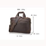 QZH Business Bag herenhandtas One-shoulder diagonaal aktetas horizontale one-schouder schoudertas (A,30 * 42 * 12cm)