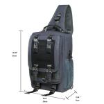 KAUKKO Canvas Tactical Vintage Borsttas Tactical Schoudertas
