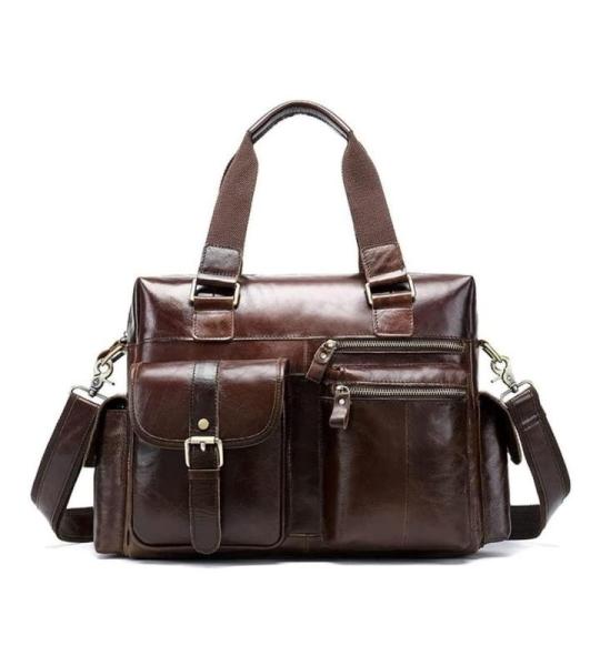 SPYBY Schoudertassen leren handtassen, duffeltassen voor mannen, bagareizen duffels 's nachts weekendtassen (kleur: rood)